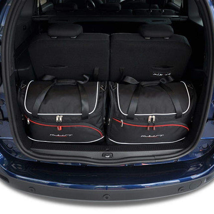 Kjust Reistassenset voor Dacia Lodgy 2012-2021 - Set van 5 Tassen met 3 Roltassen en 2 Vliegtuigtassen