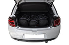 Kjust Reistassenset voor Citroen DS3 2010-2016 - Set van 3 Tassen met 2 Sporttassen en 1 Vliegtuigtas