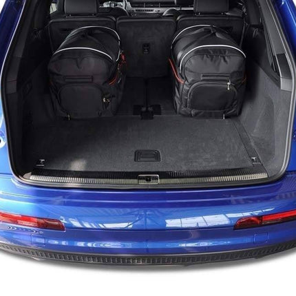 Kjust Reistassenset voor Audi Q7 vanaf 2015 - Set van 5 Tassen met 3 Roltassen en 2 Sporttassen