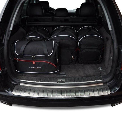 Kjust Reistassenset voor Porsche Cayenne 2002-2010 - Set van 5 Tassen met 3 Roltassen en 2 Vliegtuigtassen