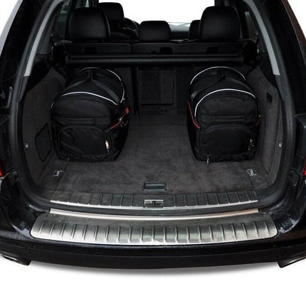 Kjust Reistassenset voor Porsche Cayenne 2002-2010 - Set van 5 Tassen met 3 Roltassen en 2 Vliegtuigtassen