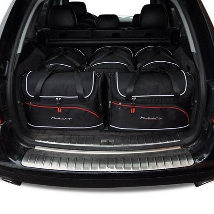 Kjust Reistassenset voor Porsche Cayenne 2002-2010 - Set van 5 Tassen met 3 Roltassen en 2 Vliegtuigtassen