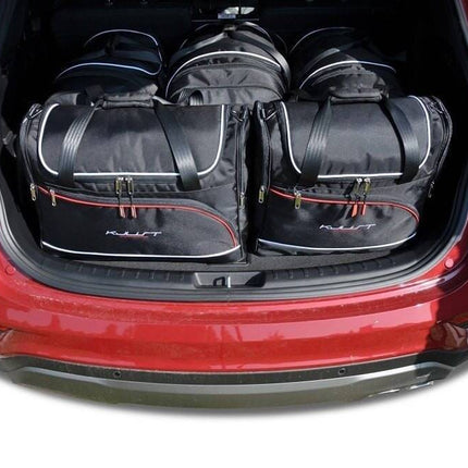 Kjust Reistassenset voor Hyundai Santa Fe 2012-2018 - Set van 5 Tassen met 3 Roltassen en 2 Vliegtuigtassen