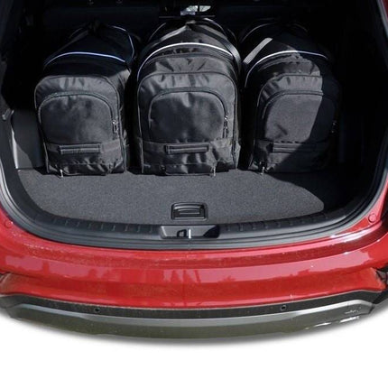 Kjust Reistassenset voor Hyundai Santa Fe 2012-2018 - Set van 5 Tassen met 3 Roltassen en 2 Vliegtuigtassen