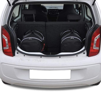 Kjust Reistassenset voor Volkswagen Up! 3-deurs 2011-2020 - Set van 3 Tassen met 2 Sporttassen en 1 Vliegtuigtas