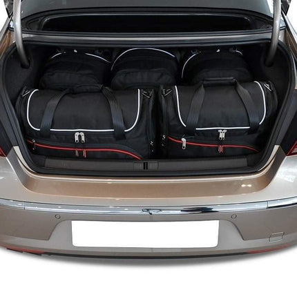 Kjust Reistassenset voor Volkswagen CC 2012-2017 - Set van 5 Tassen met 3 Roltassen en 2 Vliegtuigtassen
