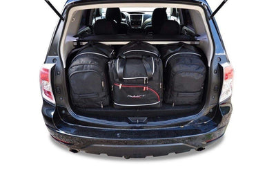 Kjust Reistassenset voor Subaru Forester 2008-2013 - Set van 4 Tassen met 3 Roltassen en 1 Vliegtuigtas