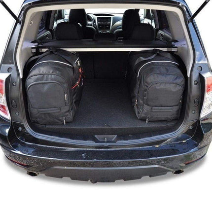 Kjust Reistassenset voor Subaru Forester 2008-2013 - Set van 4 Tassen met 3 Roltassen en 1 Vliegtuigtas