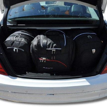Kjust Reistassenset voor Mercedes Benz C-Klasse Limousine 2007-2014 - Set van 4 Tassen met 2 Roltassen en 2 Sporttassen