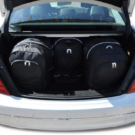 Kjust Reistassenset voor Mercedes Benz C-Klasse Limousine 2007-2014 - Set van 4 Tassen met 2 Roltassen en 2 Sporttassen