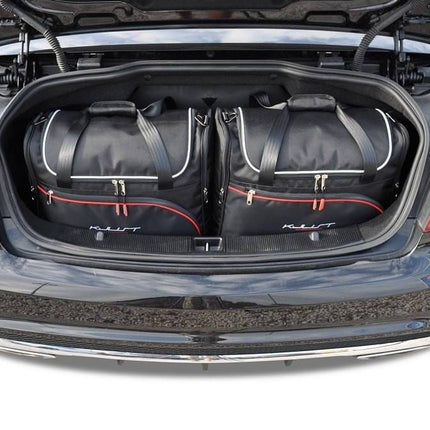 Kjust Reistassenset voor Mercedes Benz E-Klasse cabrio 2010-2017 - Set van 4 Tassen met 4 Vliegtuigtassen