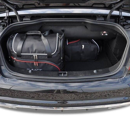 Kjust Reistassenset voor Mercedes Benz E-Klasse cabrio 2010-2017 - Set van 4 Tassen met 4 Vliegtuigtassen