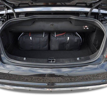 Kjust Reistassenset voor Mercedes Benz E-Klasse cabrio 2010-2017 - Set van 4 Tassen met 4 Vliegtuigtassen