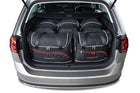 Kjust Reistassenset voor Volkswagen Golf Alltrack 2015-2020 - Set van 5 Tassen met 3 Roltassen en 2 Vliegtuigtassen