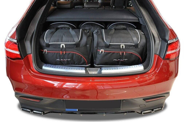 Kjust Reistassenset voor Mercedes Benz GLE Coupe 2015-2019 - Set van 5 Tassen met 3 Roltassen en 2 Sporttassen