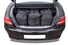 Kjust Reistassenset voor Mercedes Benz S-Klasse coupe 2014-2020 - Set van 4 Tassen met 2 Roltassen en 2 Sporttassen