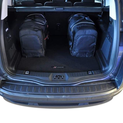 Kjust Reistassenset voor Ford S-Max 2015-2018 - Set van 5 Tassen met 3 Roltassen en 2 Sporttassen