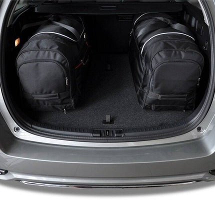 Kjust Reistassenset voor Toyota Auris Touring Sports 2013-2018 - Set van 4 Tassen met 3 Roltassen en 1 Sporttas