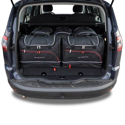 Kjust Reistassenset voor Ford S-Max 2006-2015 - Set van 5 Tassen met 3 Roltassen en 2 Sporttassen