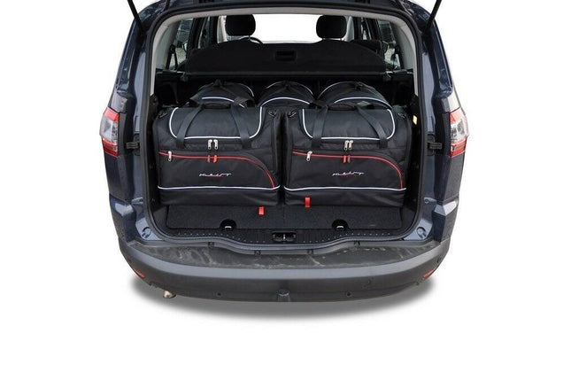 Kjust Reistassenset voor Ford S-Max 2006-2015 - Set van 5 Tassen met 3 Roltassen en 2 Sporttassen