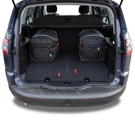 Kjust Reistassenset voor Ford S-Max 2006-2015 - Set van 5 Tassen met 3 Roltassen en 2 Sporttassen
