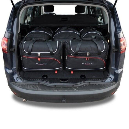 Kjust Reistassenset voor Ford S-Max 2006-2015 - Set van 5 Tassen met 3 Roltassen en 2 Vliegtuigtassen