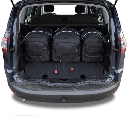 Kjust Reistassenset voor Ford S-Max 2006-2015 - Set van 5 Tassen met 3 Roltassen en 2 Vliegtuigtassen