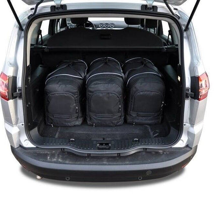 Kjust Reistassenset voor Ford S-Max 2006-2015 - Set van 5 Tassen met 3 Roltassen en 2 Vliegtuigtassen