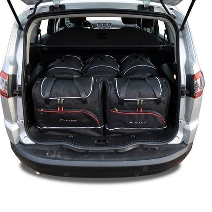 Kjust Reistassenset voor Ford S-Max 2006-2015 - Set van 5 Tassen met 3 Roltassen en 2 Sporttassen