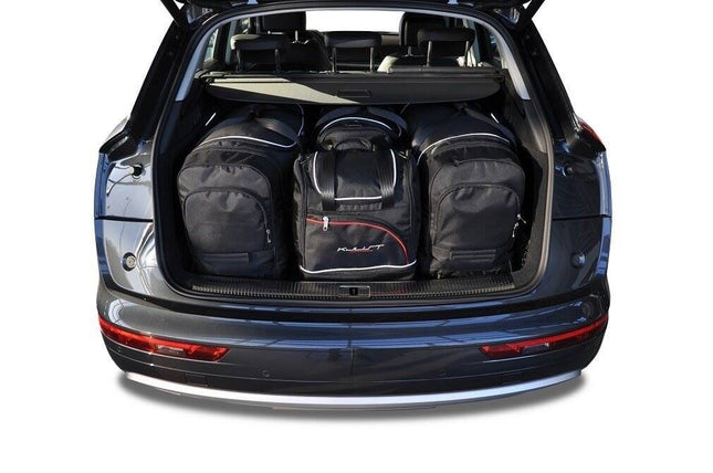 Kjust Reistassenset voor Audi Q5 2017-2024 - Set van 4 Tassen met 2 Roltassen en 2 Sporttassen