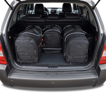 Kjust Reistassenset voor Hyundai Tucson 2003-2010 - Set van 4 Tassen met 2 Roltassen en 2 Sporttassen