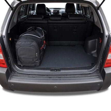 Kjust Reistassenset voor Hyundai Tucson 2003-2010 - Set van 4 Tassen met 2 Roltassen en 2 Sporttassen