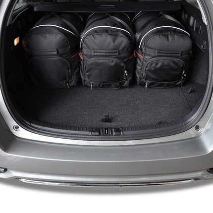 Kjust Reistassenset voor Toyota Auris Touring Sports 2013-2018 - Set van 5 Tassen met 3 Roltassen en 2 Vliegtuigtassen