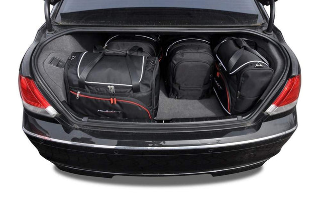 Kjust Reistassenset voor BMW 7 serie 2001-2008 - Set van 5 Tassen met 2 Roltassen en 3 Vliegtuigtassen