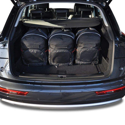 Kjust Reistassenset voor Audi Q5 2017-2024 - Set van 5 Tassen met 3 Roltassen en 2 Vliegtuigtassen