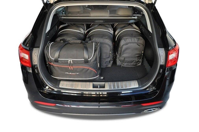 Kjust Reistassenset voor Kia Optima Sport Wagon vanaf 2016 - Set van 5 Tassen met 3 Roltassen en 2 Vliegtuigtassen