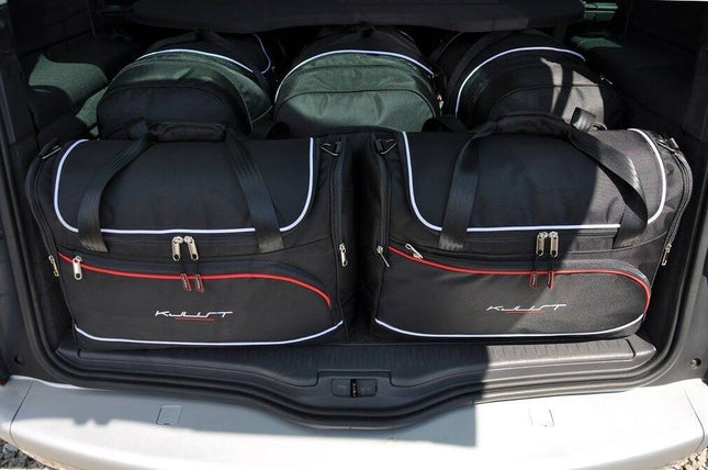 Kjust Reistassenset voor Renault Espace 2003-2015 - Set van 5 Tassen met 3 Roltassen en 2 Vliegtuigtassen
