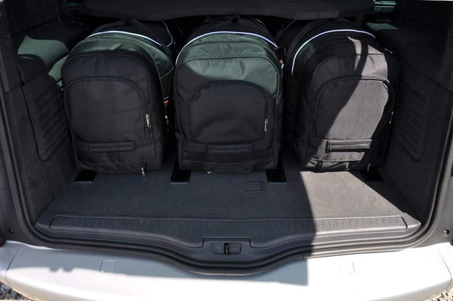 Kjust Reistassenset voor Renault Espace 2003-2015 - Set van 5 Tassen met 3 Roltassen en 2 Vliegtuigtassen
