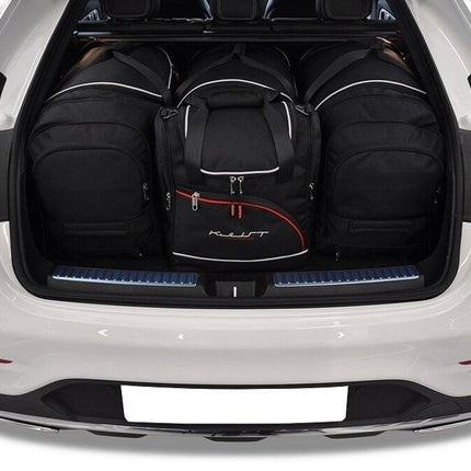 Kjust Reistassenset voor Mercedes Benz GLC 2015-2022 - Set van 4 Tassen met 3 Roltassen en 1 Vliegtuigtas