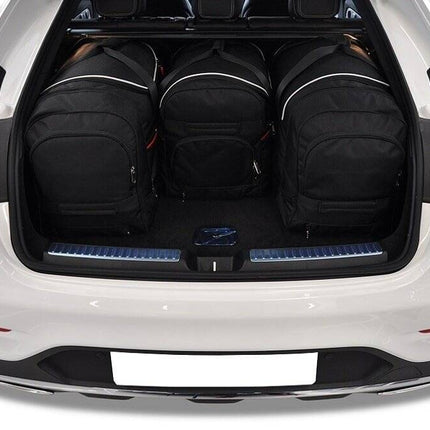 Kjust Reistassenset voor Mercedes Benz GLC 2015-2022 - Set van 4 Tassen met 3 Roltassen en 1 Vliegtuigtas
