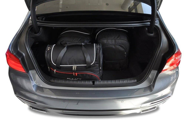 Kjust Reistassenset voor BMW 5 serie Sedan 2017-2023 - Set van 4 Tassen met 2 Roltassen en 2 Vliegtuigtassen