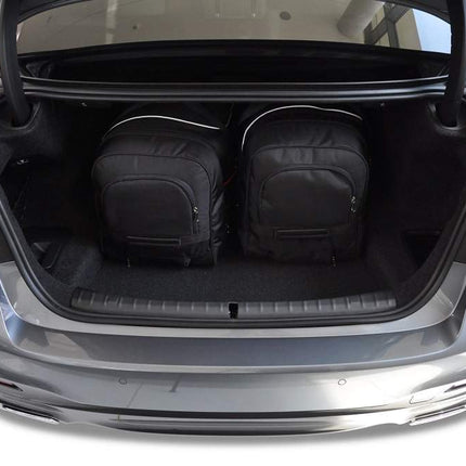 Kjust Reistassenset voor BMW 5 serie Sedan 2017-2023 - Set van 4 Tassen met 2 Roltassen en 2 Vliegtuigtassen