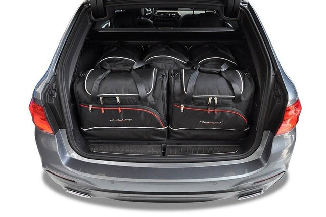 Kjust Reistassenset voor BMW 5 serie Touring 2017-2024 - Set van 5 Tassen met 3 Roltassen en 2 Sporttassen