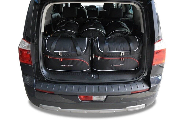 Kjust Reistassenset voor Chevrolet Orlando 2011-2018 - Set van 5 Tassen met 3 Roltassen en 2 Vliegtuigtassen