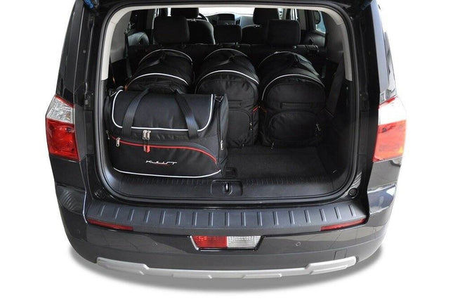 Kjust Reistassenset voor Chevrolet Orlando 2011-2018 - Set van 5 Tassen met 3 Roltassen en 2 Vliegtuigtassen