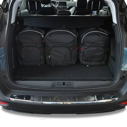 Kjust Reistassenset voor Peugeot 5008 2017-2024 - Set van 5 Tassen met 3 Roltassen en 2 Vliegtuigtassen