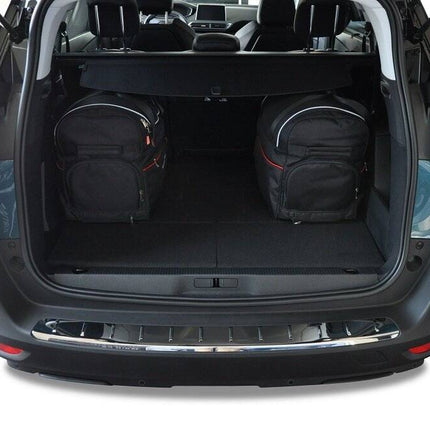 Kjust Reistassenset voor Peugeot 5008 2017-2024 - Set van 5 Tassen met 3 Roltassen en 2 Vliegtuigtassen