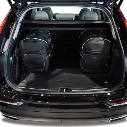 Kjust Reistassenset voor Volvo XC60 vanaf 2017 - Set van 5 Tassen met 3 Roltassen en 2 Vliegtuigtassen