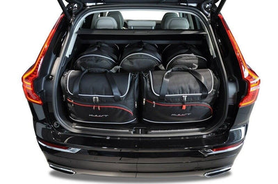 Kjust Reistassenset voor Volvo XC60 Vanaf 2017 - Set van 5 Tassen met 3 Roltassen en 2 Vliegtuigtassen