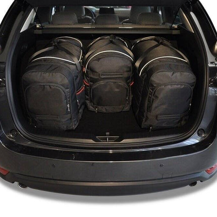 Kjust Reistassenset voor Mazda CX-5 vanaf 2017 - Set van 4 Tassen met 3 Roltassen en 1 Sporttas